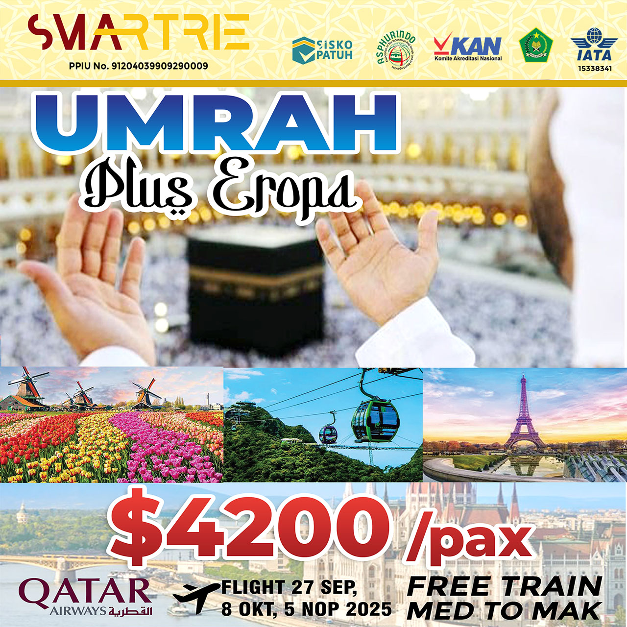 Umroh Plus Eropa