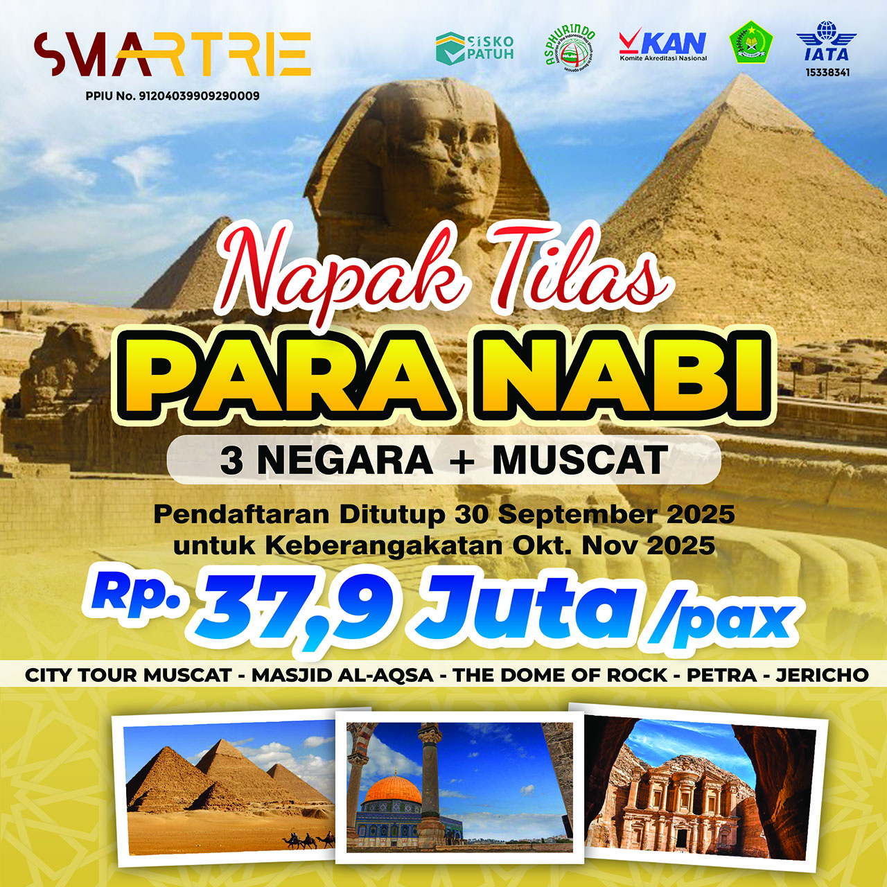 Napak tilas Para Nabi 3 Negara + Muscat